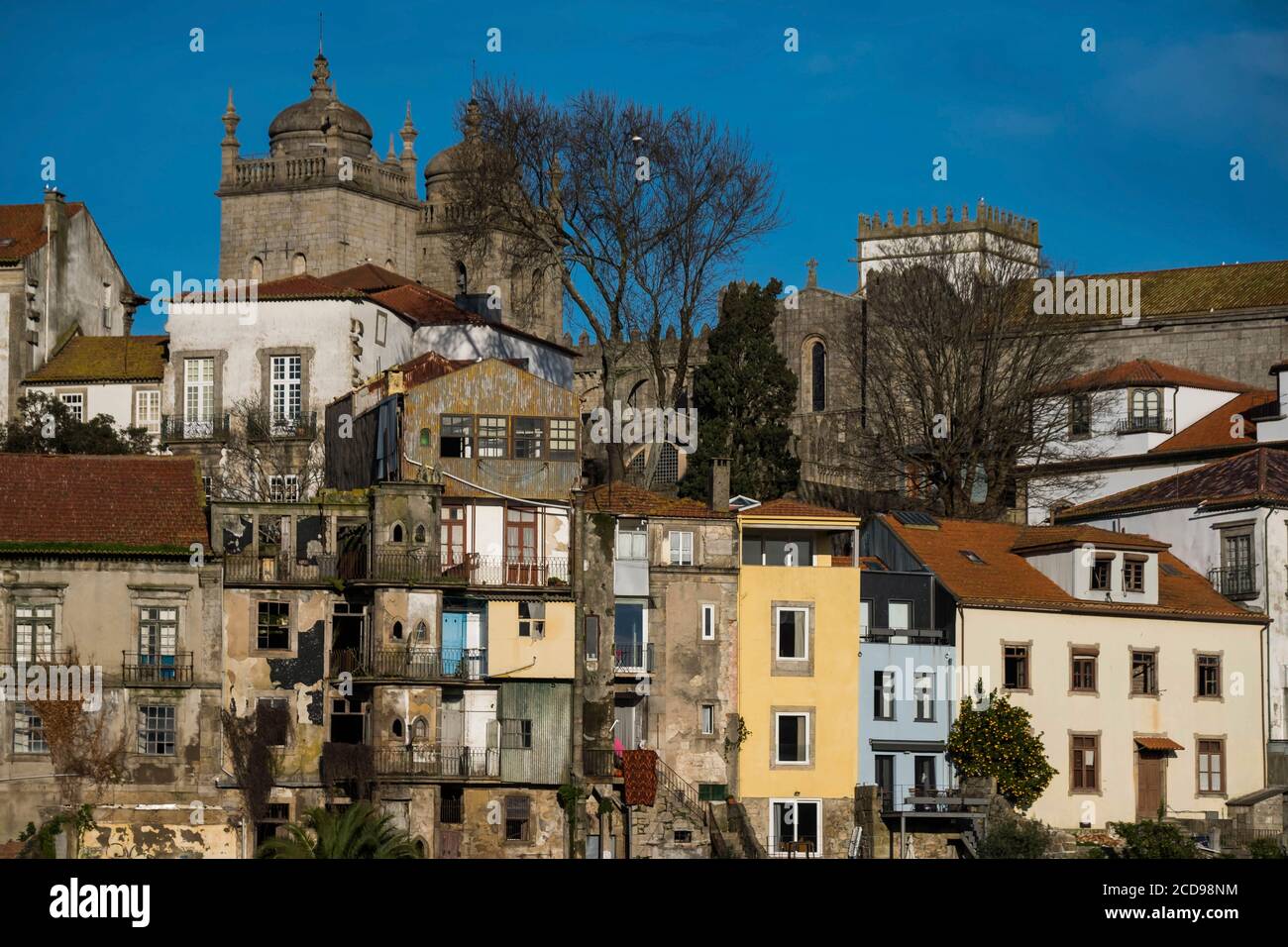 Portugal, Porto, Ribeira, quarter, dock of the Douro, rabelo or ...
