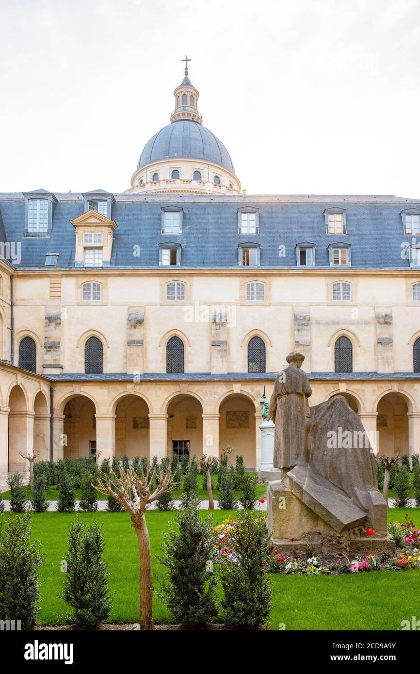 France, Paris, Sainte Genevieve Mountain District, Henri IV High School Stock Photo