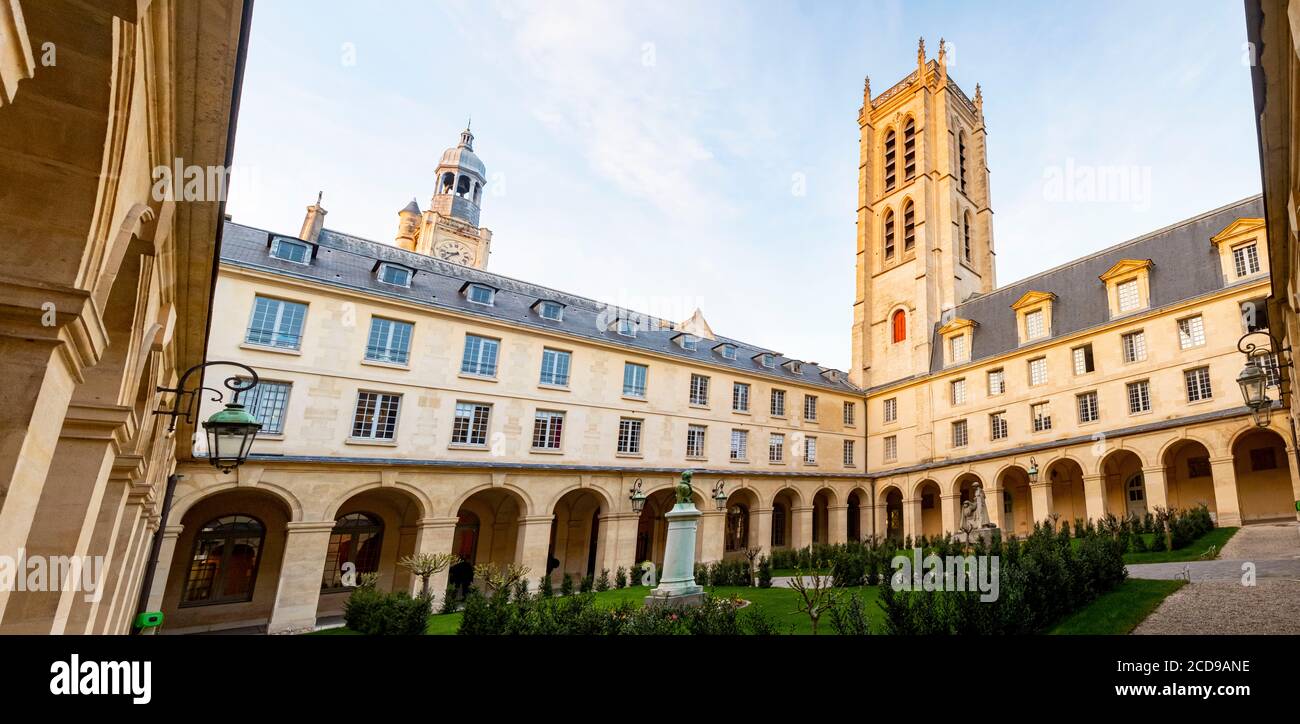 France, Paris, Sainte Genevieve Mountain District, Henri IV High School