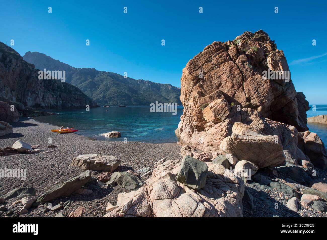 France corse du sud canoe hi-res stock photography and images - Alamy