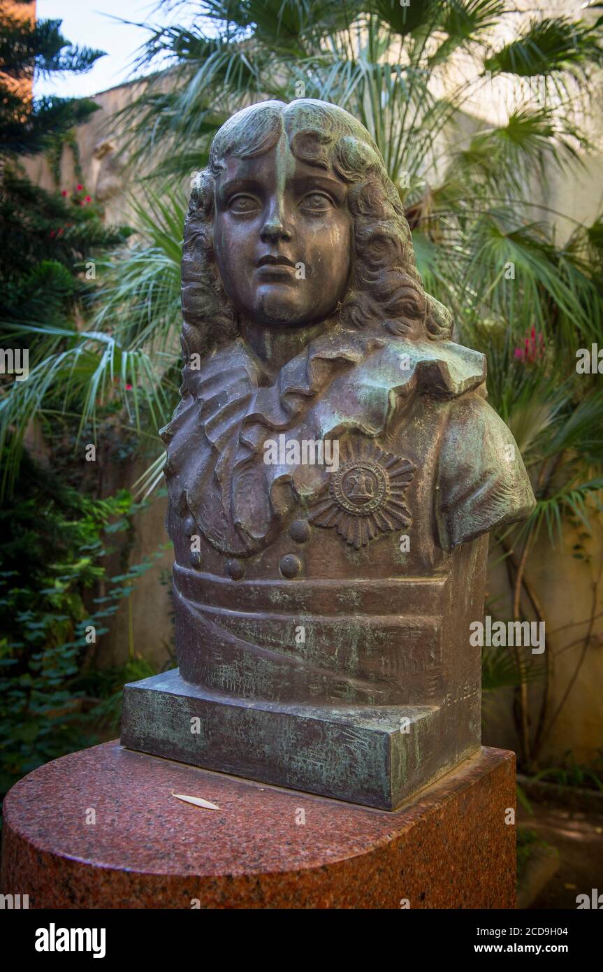 France, Corse du Sud, Ajaccio, in rue Saint Charles, the birthplace of