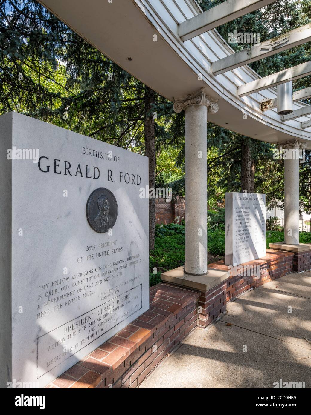 Gerald R. Ford Birthsite and Gardens Stock Photo Alamy