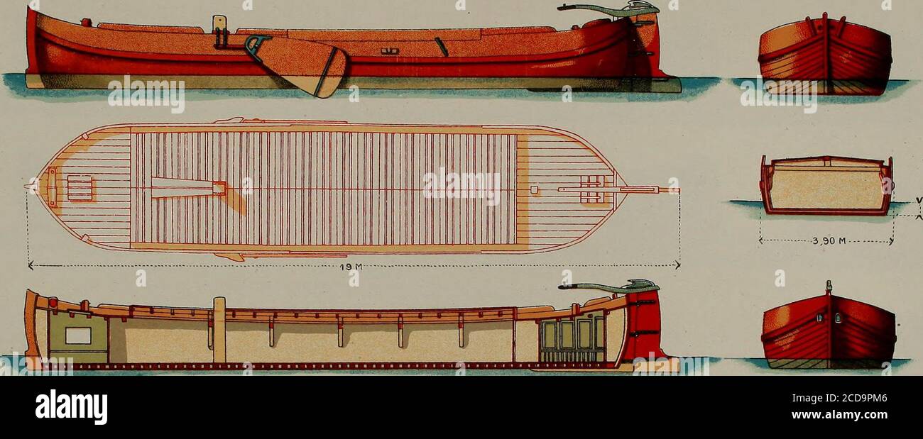 . Shipbuilding from its beginnings . 25 « SnIJBOON. » — BOHNE.. F6- 34- OVERIJSSELSCHE PrAAM. PrAHM VON OvERIJSSEL. PrAM FROM OvERIJSSEL. Prame de lOverijssel. Stock Photo