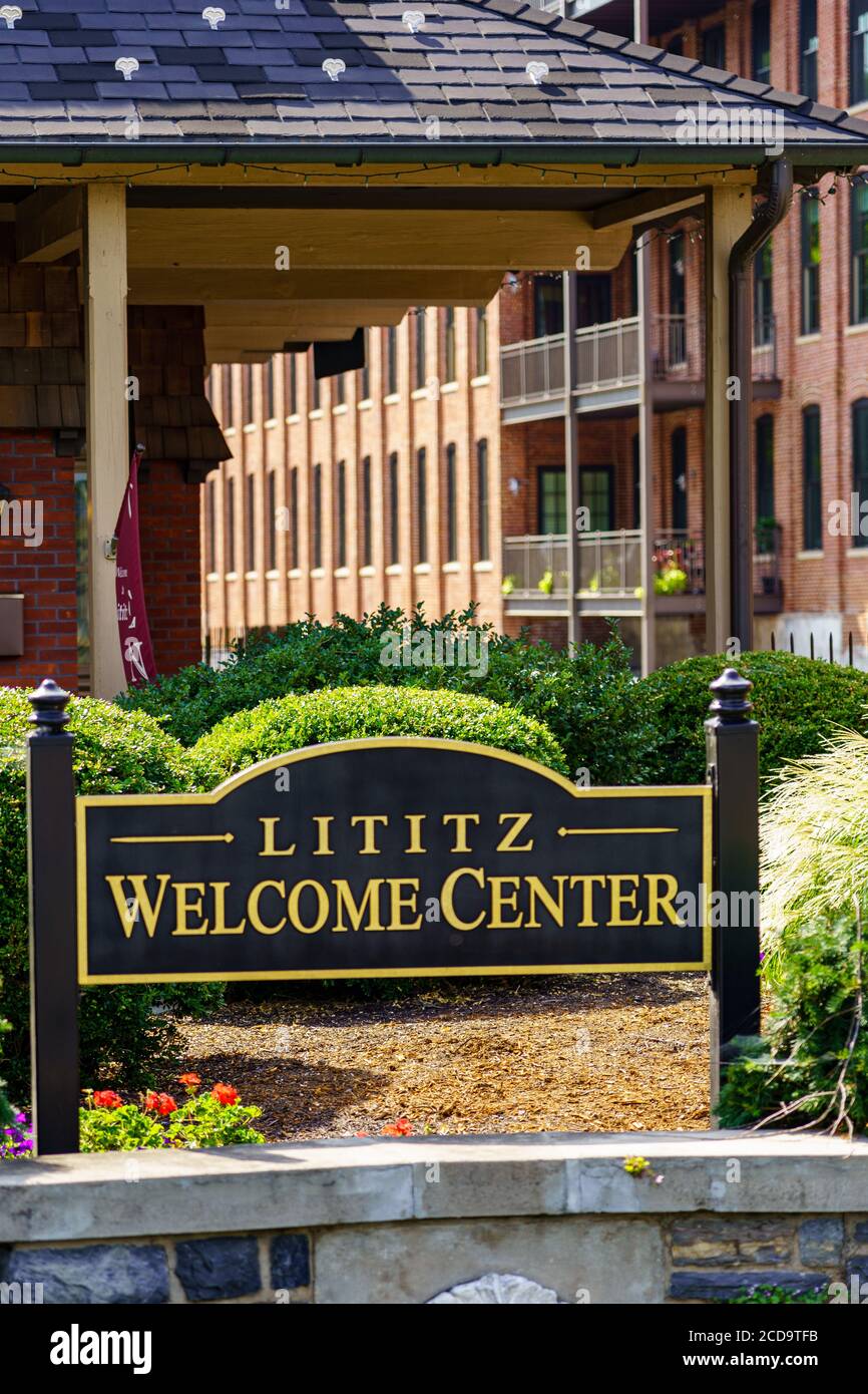 Lititz, PA, USA August 21, 2020 The Lititz Center is located