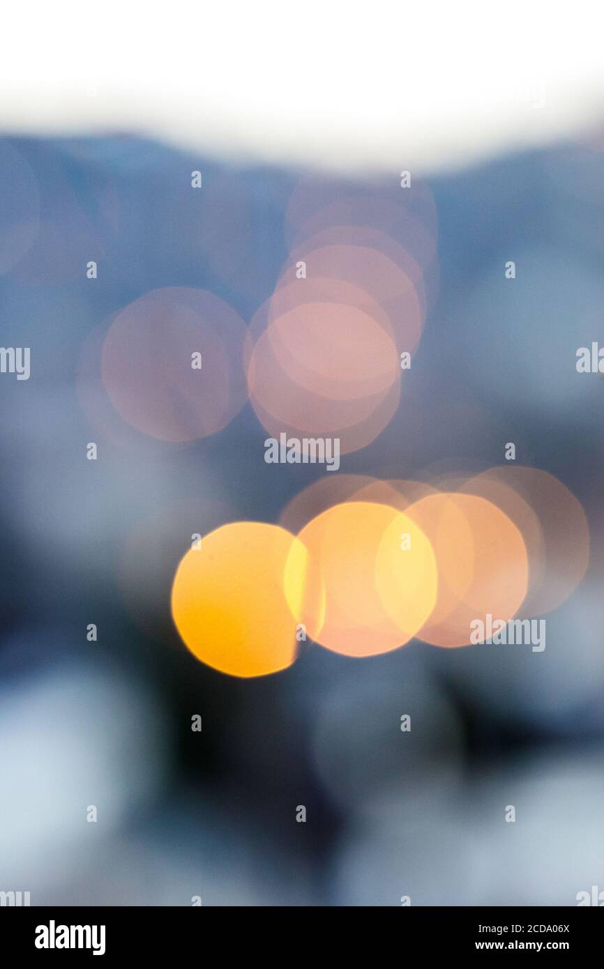Beautiful blurry bokeh hi-res stock photography and images - Alamy