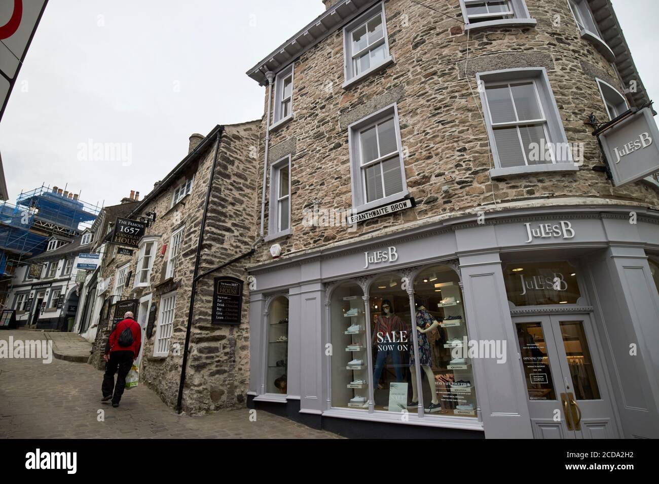 branthwaite brow and the famous 1657 chocolate house and tea room Kendal cumbria england uk Stock Photo