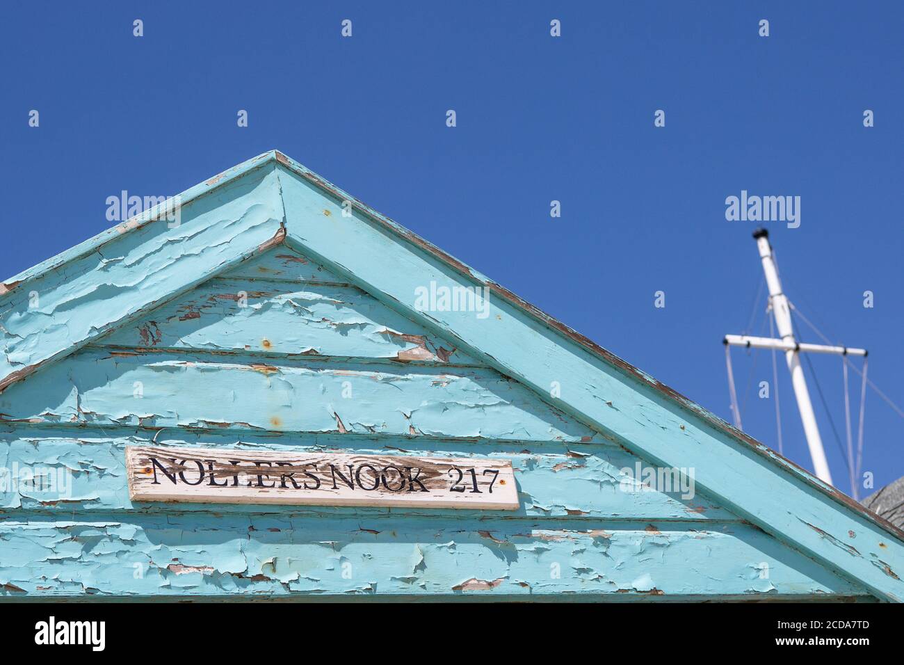 Colourful beach huts, Southwold, Suffolk, Uk. British seaside holiday destination. Stock Photo