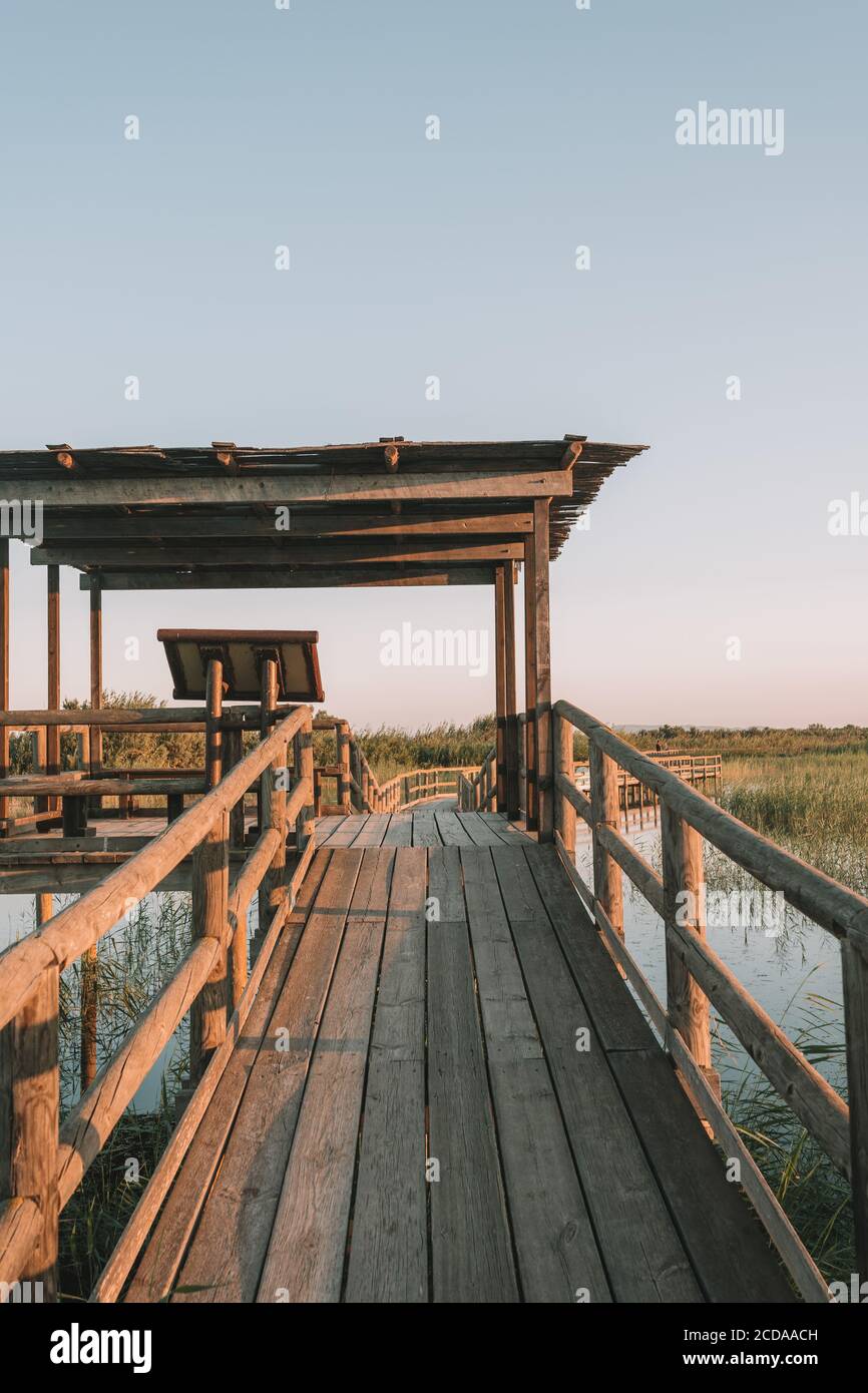 Shot nature bridge background green hi-res stock photography and images ...