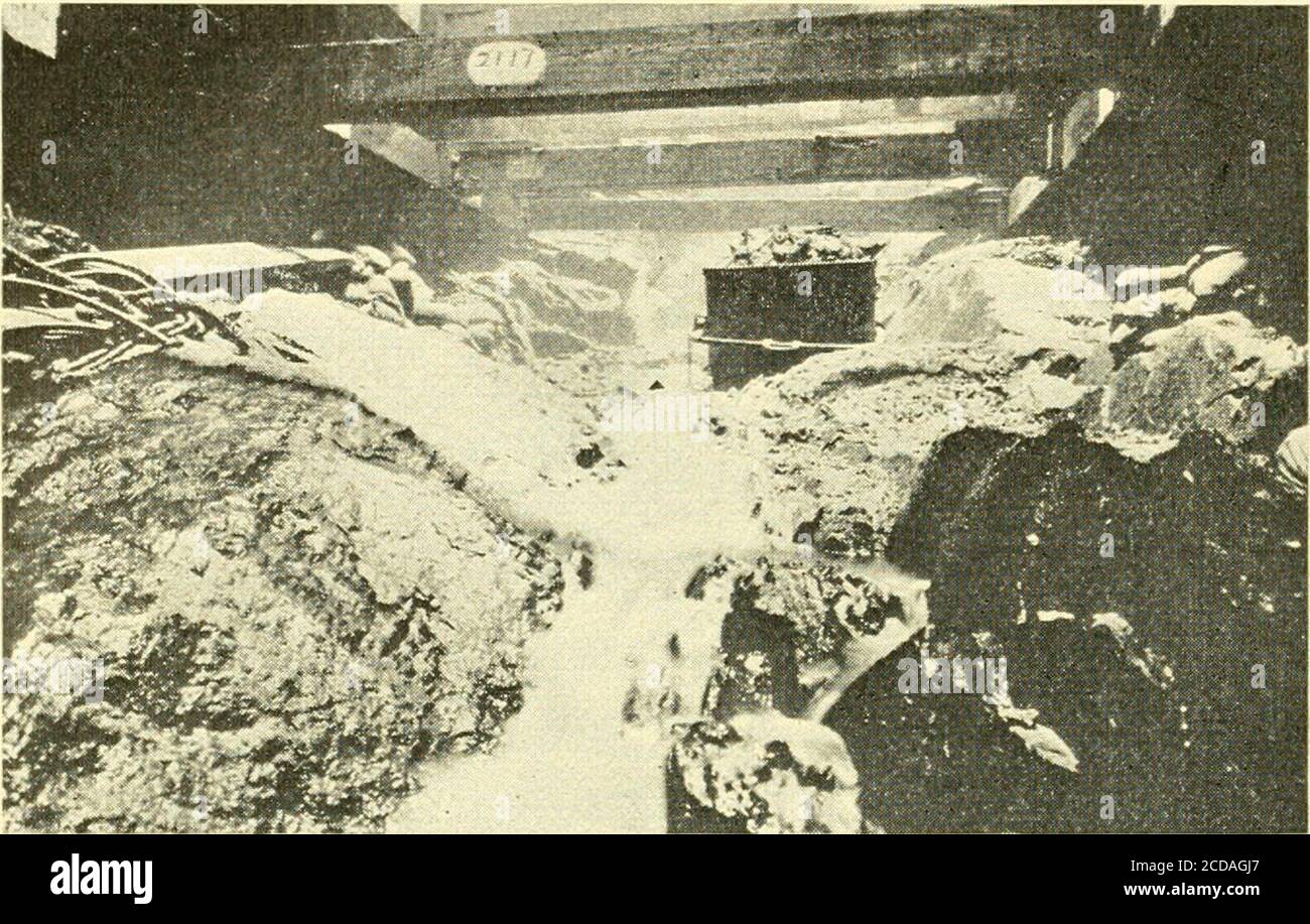 . Journal of the New England Water Works Association . ischarge, Morris MachineCo., 60 in. diameter, centrifugal dredge pumps were installed and dredgeda considerable yardage of sand and gravel out of the trench, depositing iton the downstream dam embankment, besides pumping water. In addi-tion the following pumping equipment was used: Four No. 9 Pulsometers;two 5 in. Emersons; Two Lawrence 5 in. electric centrifugals and oneWorthington electric 100 h.p. 6 in. discharge, centrifugal. The quantitiesof water pumped are given in Table 2. TABLE 2.—Monthly Output of Trench Pumps in Millions ok (Ial Stock Photo