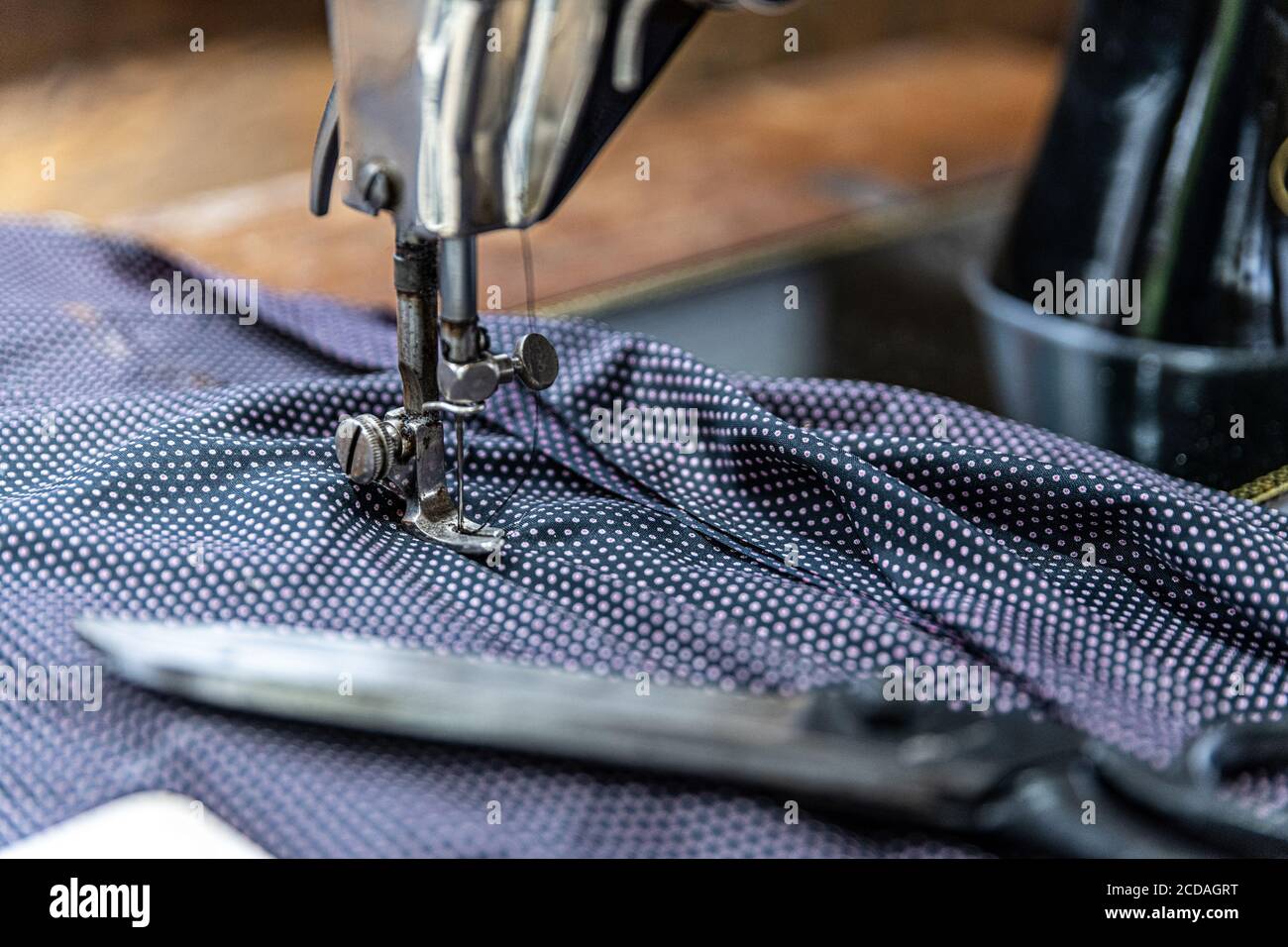 Closeup detail sewing machine hi-res stock photography and images - Alamy