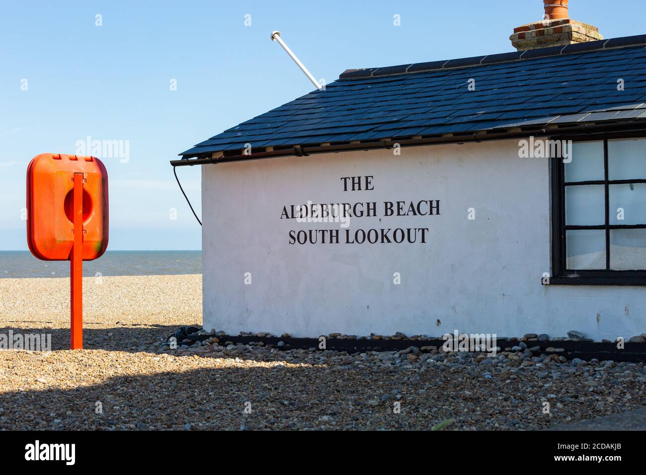 Aldeburgh. Picturesque popular holiday town on the Suffolk Coast. Stock Photo
