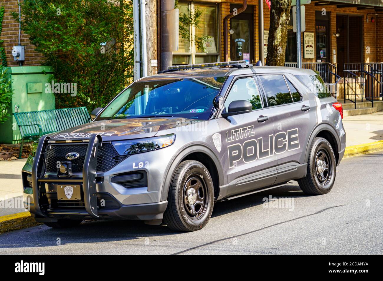 Lititz, PA, USA August 21, 2020 A Lititz Police Department marked