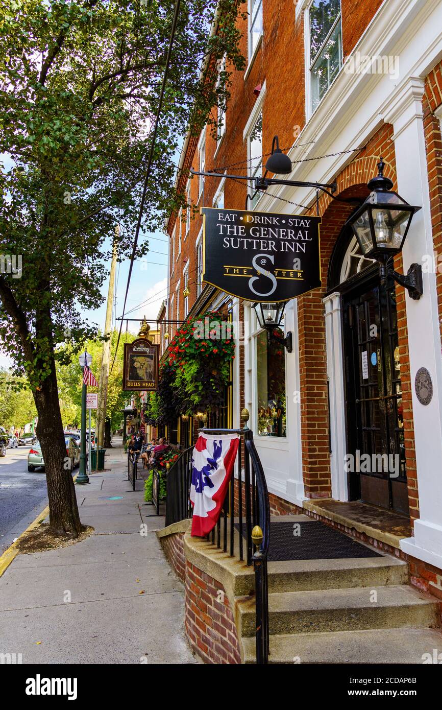 Lititz, PA, USA August 21, 2020 Named the Coolest small town in