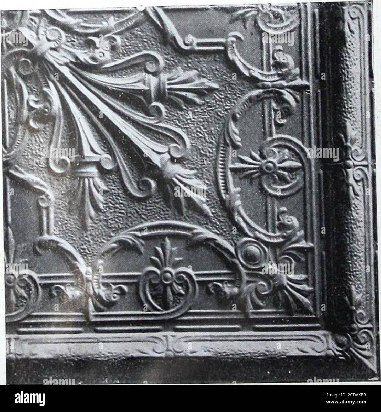 . Ceilings & Side Walls : Catalogue no 60 . Moulded Border Plate No. 4104 Si/.o, ^8 X 48 inches. Composed of Border Plate No. 4101 and Moulding No. 4201. Code Vsord—Xegro.. i Inside Corner Plate No. 4105 Size, 28 X 28 inches. Used with Moulded Border No. 4104.Composed of Inside Corner Plate No. 4102 and Moulding No. 4201. Code Word Page Ninety-Eight Neighbor * I ? Louis XIV Mouldings Stock Photo