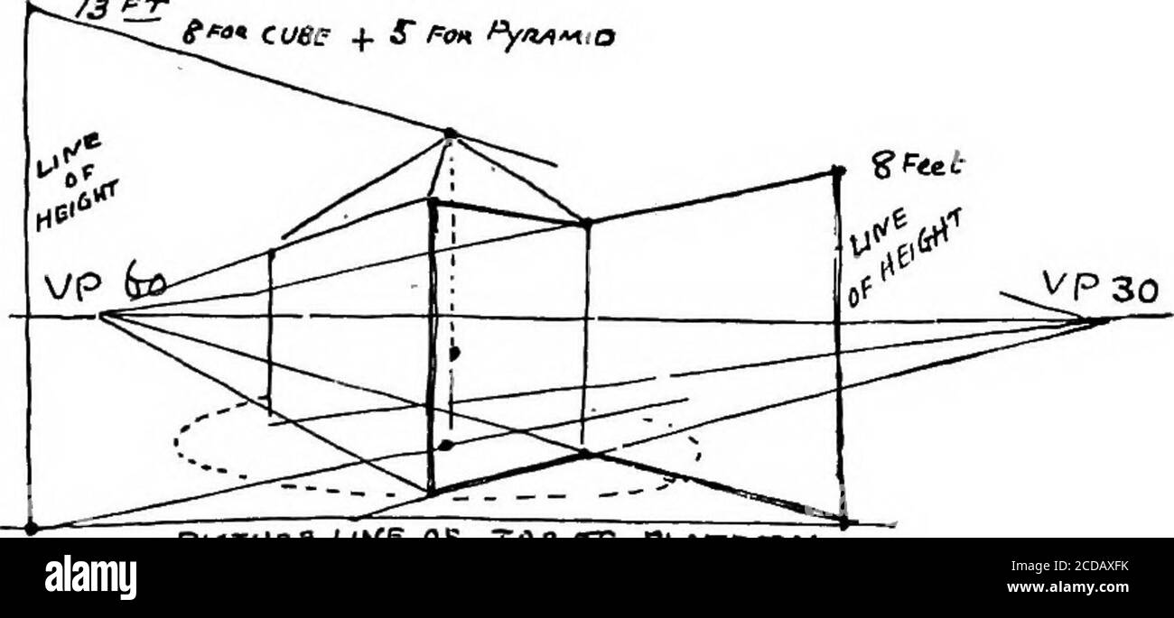 . Perspective for art students . wishes the invisible parts put in by ...