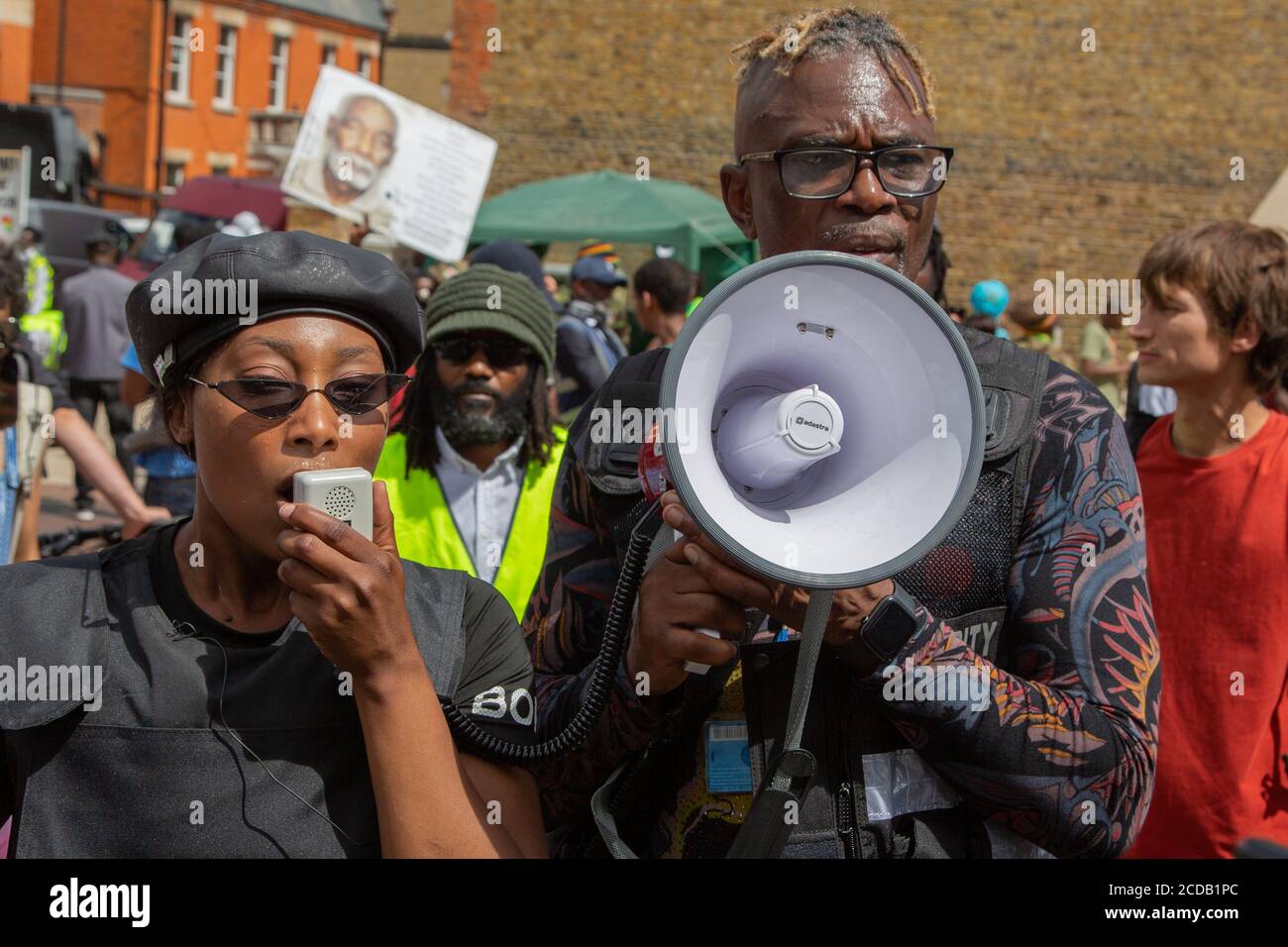 Organisers of the Million People March, an anti-racism protest Sasha ...