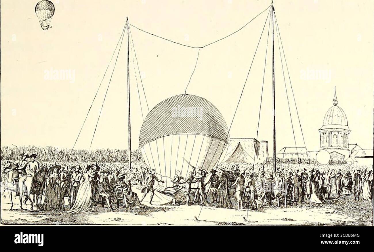 . Histoire des ballons et des aéronautes célèbres ... . LIBRAIRIE ARTISTIQUE H. LAUNETTE & Cie, EDITEURS 197, boulevard Saint-Germain, Paris. o 1887 A LA GLOIRE des immortels inventeurs Joseph et Etienne de Montgolfier du créateur du ballon à gaz le physicien Charles et des Premiers Navigateurs aériensqui ont ouvert à lhomme la voie de lair A LA MÉMOIRE DES Martyrs de lAéronautique qui ont sacrifié leur vie pour le progrès de la science DEPUIS Pilâtre de Rozier et Romain jusquà Crocé-Spinelli et Sivel Ce livre est dédié par fauteur. rSBMMte-» AVANT-PROPOS LHistoire des Ballons que nous présent Stock Photo