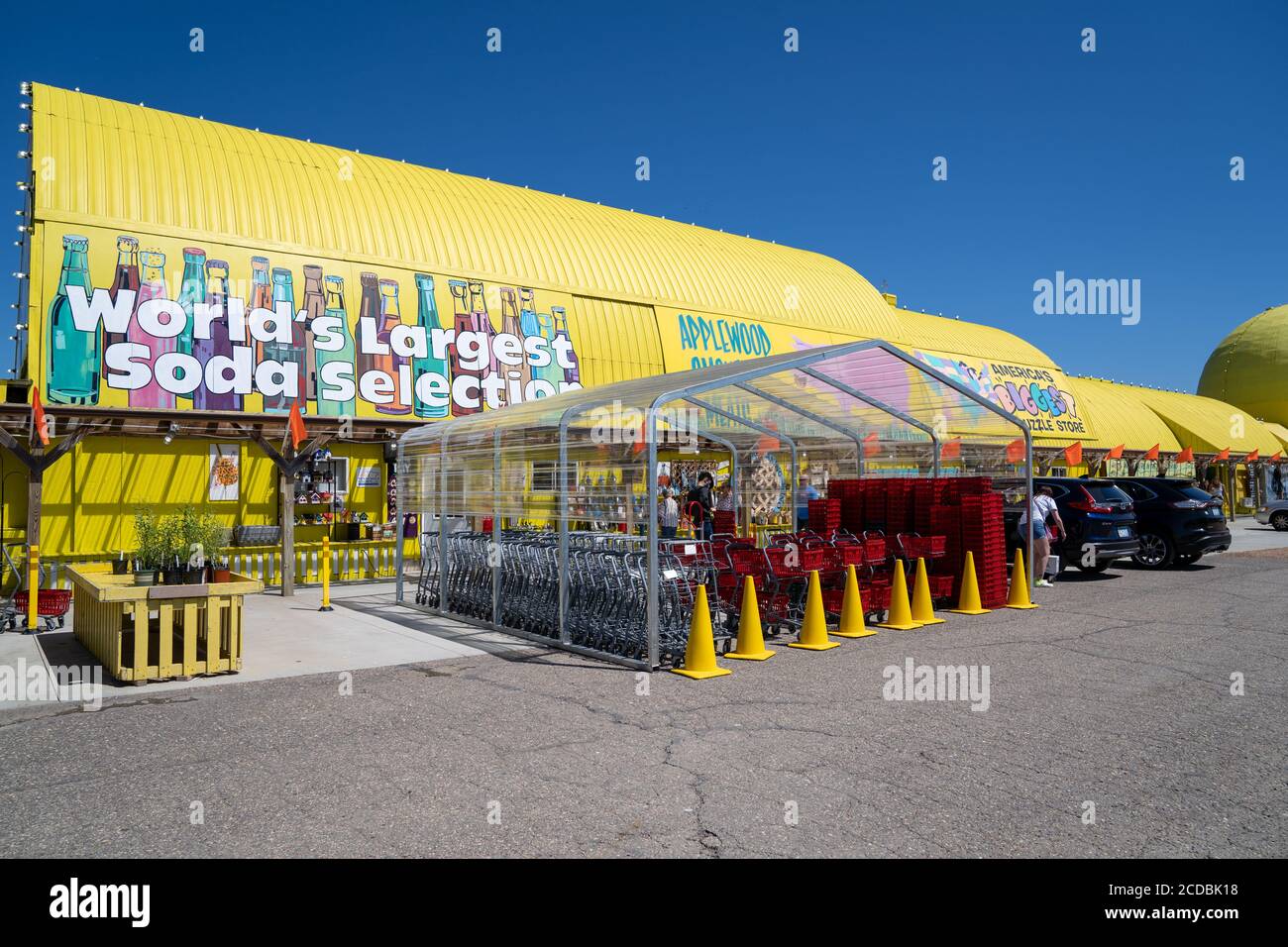 Jordan, Minnesota June 5, 2020 Famous yellow barn at the Minnesotas