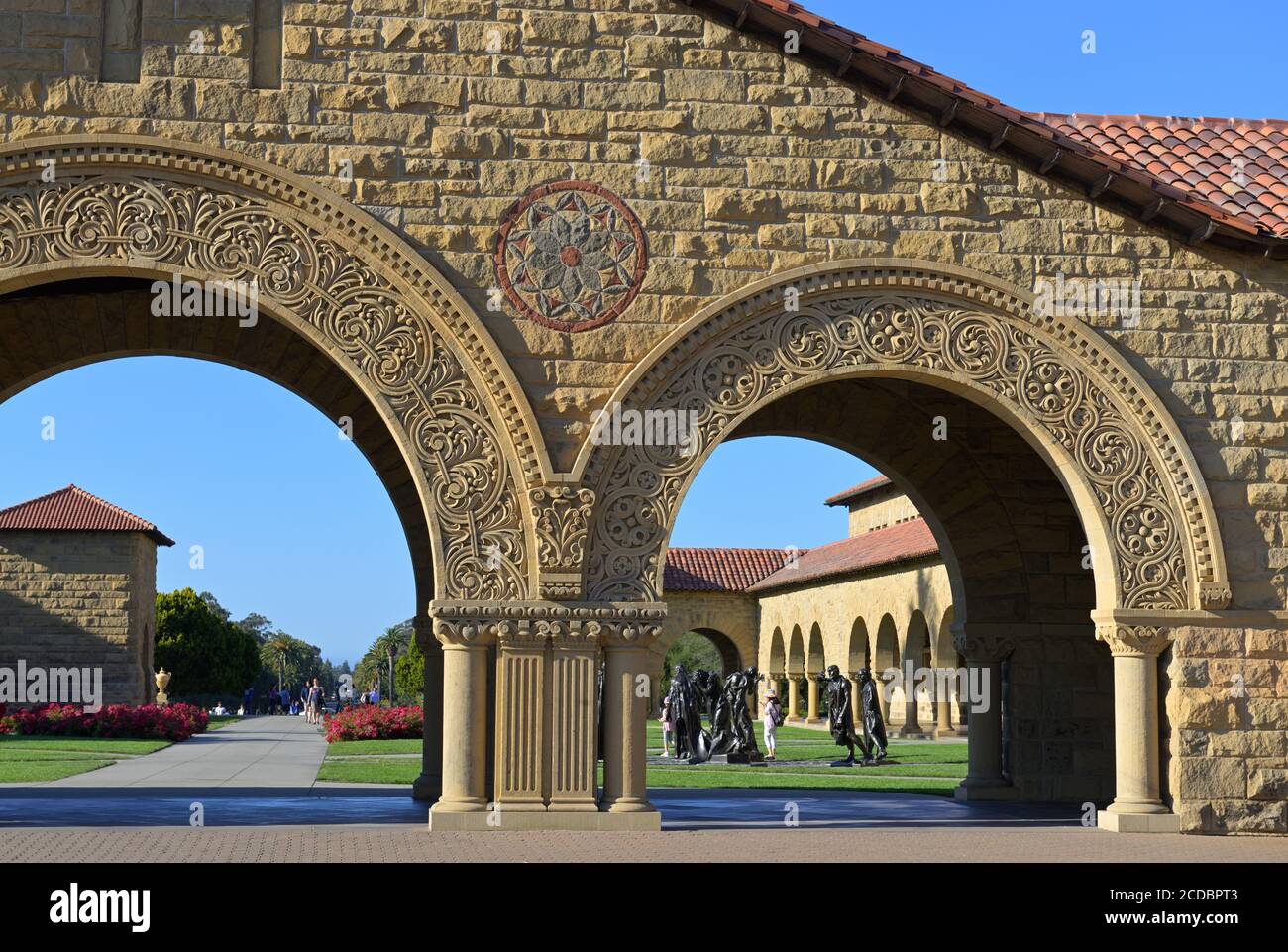 The Stanford University campus, Stanford CA Stock Photo