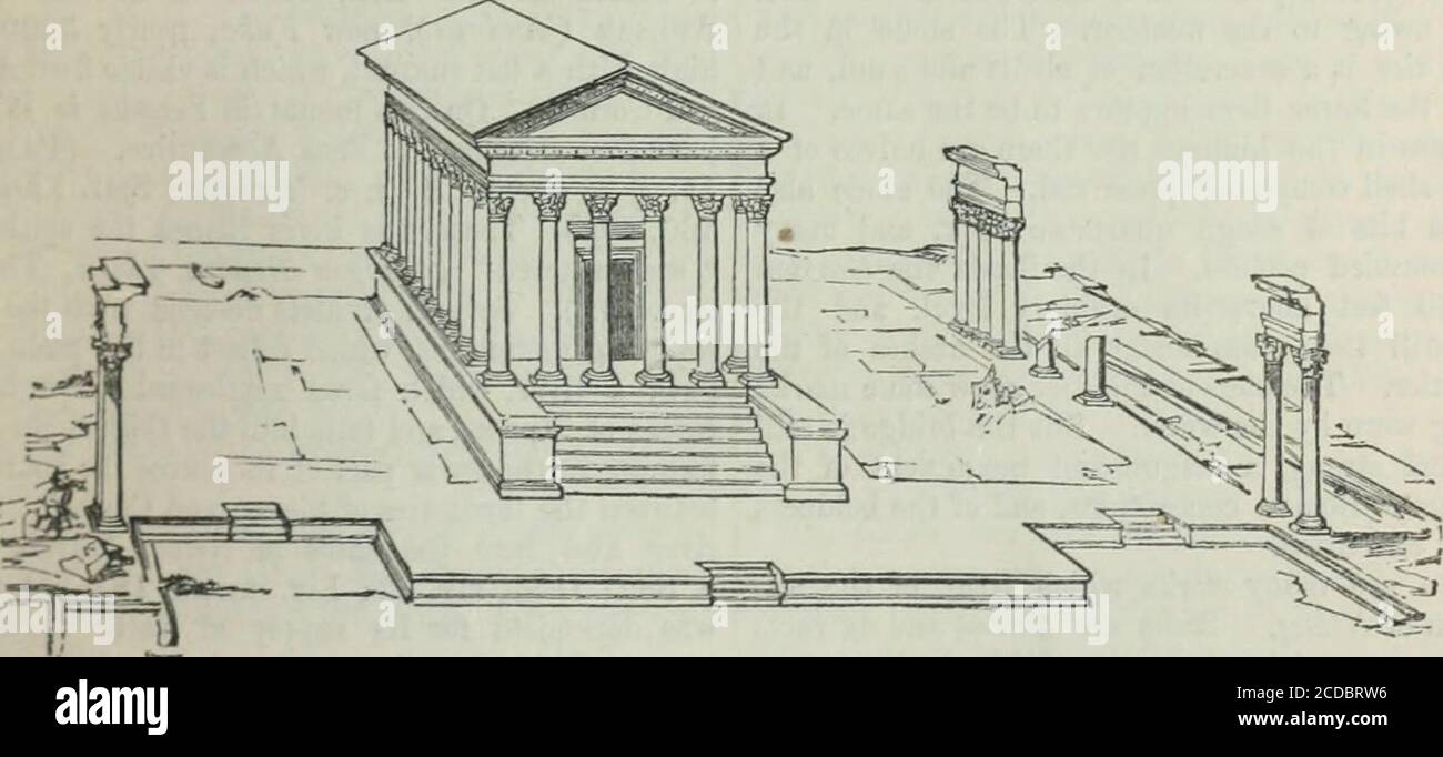 Dictionary Of Greek And Roman Geography N Each Side Of The Front Portico Ten In All The Portico Has Consequently A Con Siderable Depth Compared With The Width Thecolumns Are Ten Diameters