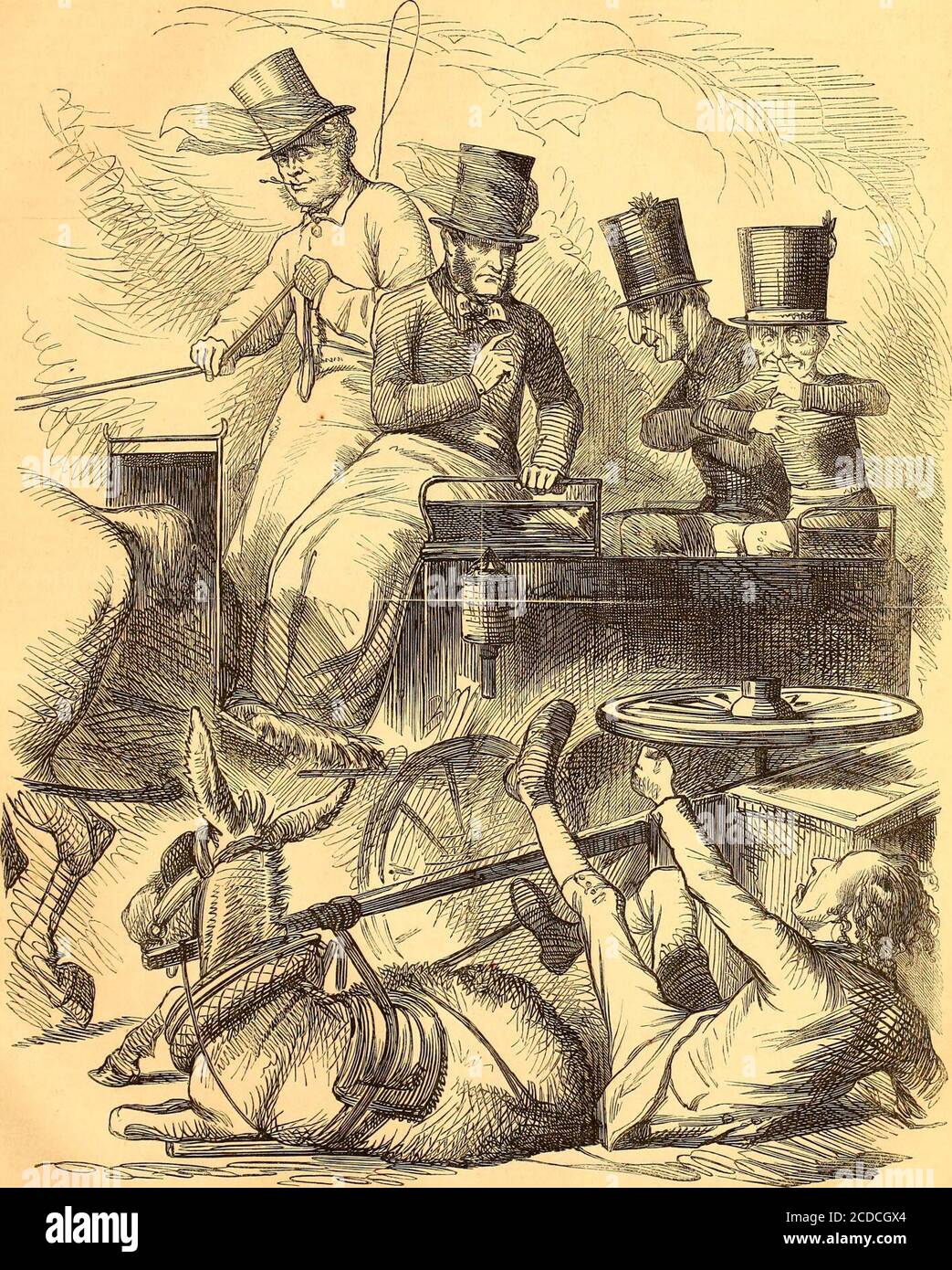 . Punch . and become volunteers too, so far as volunteering tooblige the public with songs. The gaiety of the soldiers life would bemuch heightened if every company were to become a chorus, and eachregiment, on its route, were to march along singing, for example :— A very good song, and very well sung,Jolly battalions every one. They would kick up a glorious row, to be sure; for the Britishsoldier never did yet, and we trust never will, sing small. A Legal Judgment. Be quick in all your actions, and prompt in your service. Whateveryou execute, let the execution take place on the spot. You must Stock Photo