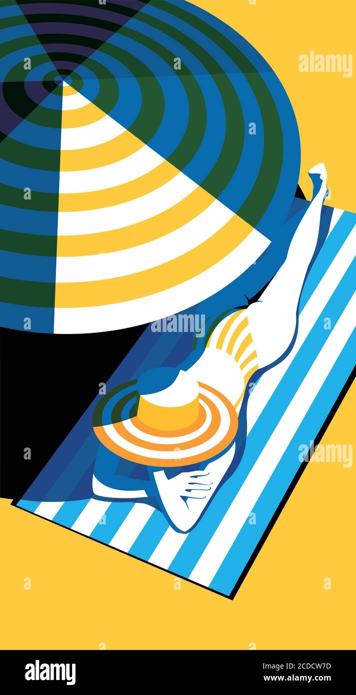 Summer tropical background design illustration 002 Stock Vector Image ...