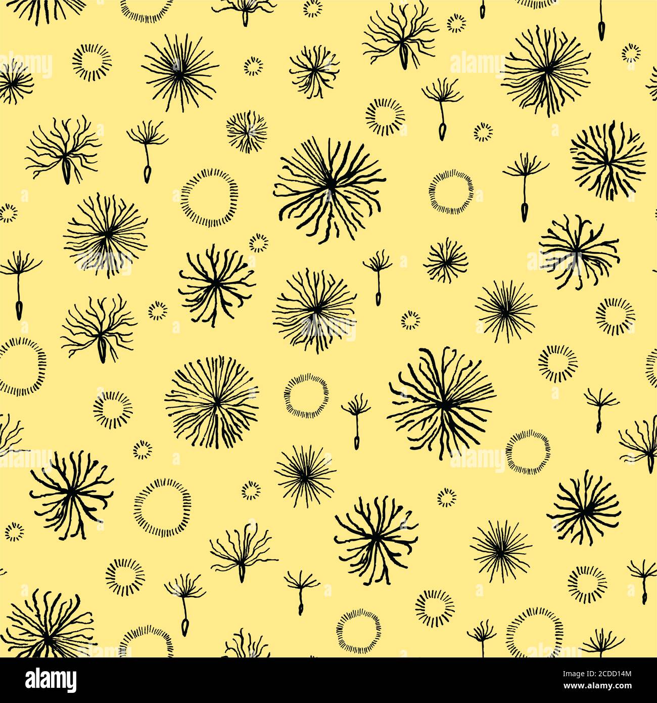 Fuzz Pattern Seamless pattern with ink drawn fuzz elements Stock Vector Image & Art ...