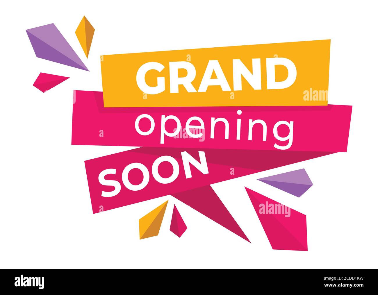 kip Gezamenlijk erger maken Grand opening soon, shop or store announcement banner Stock Vector Image &  Art - Alamy