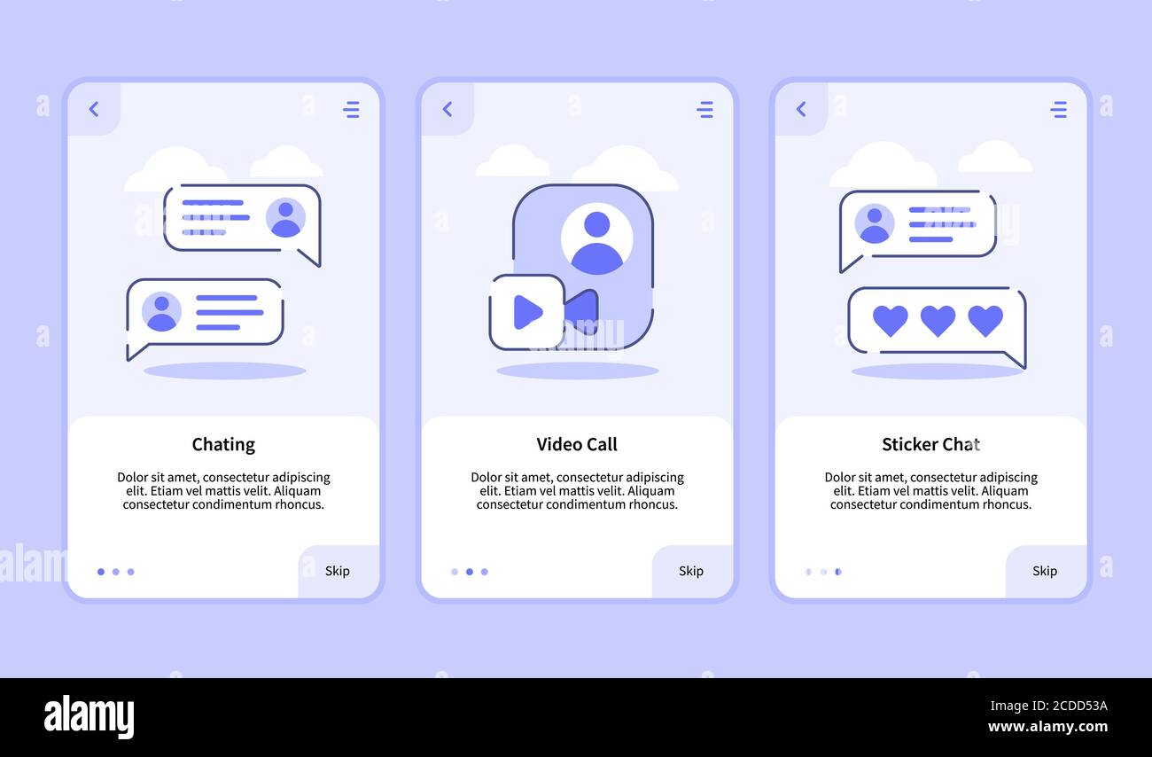 Video chat page