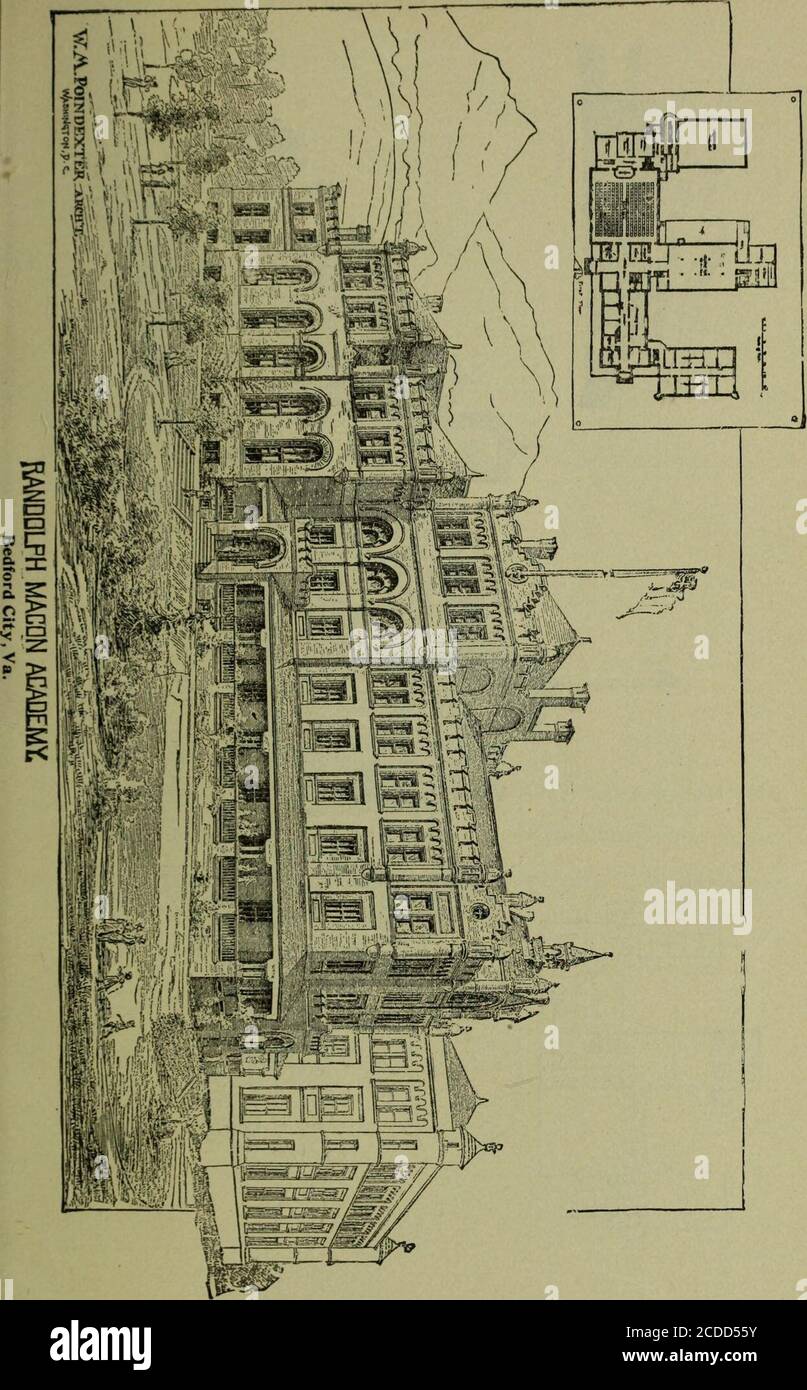 Randolph Macon Campus Map Catalogue Of Randolph Macon College For The Collegiate Year .. . Ide  Buildingsand Equipments Adapted To The Purpose, And This Has Been Done On A  Scalenot Heretofore Attempted In The South.