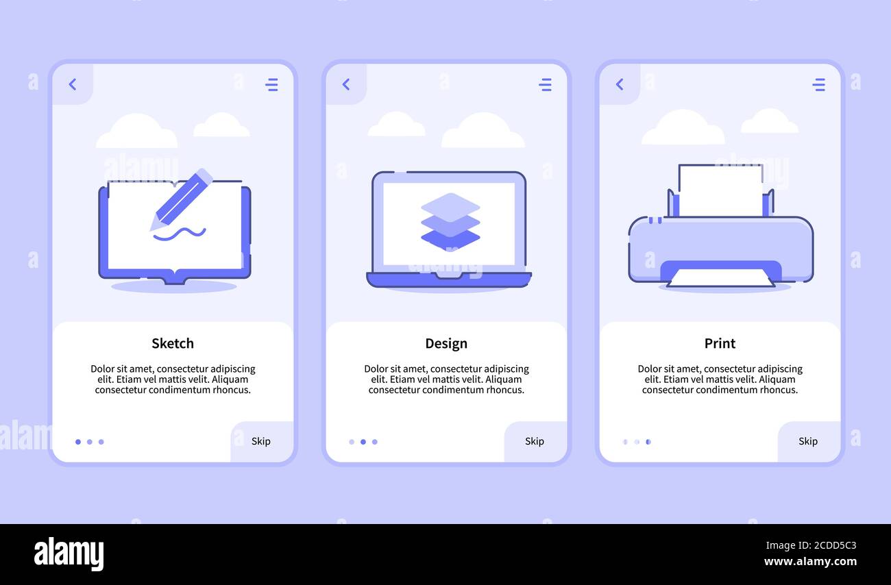 Web and mobile app designs made with Sketch  Justinmind