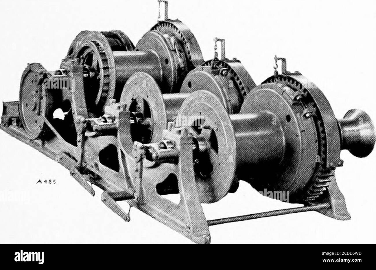 Hoisting engine Black and White Stock Photos & Images Alamy