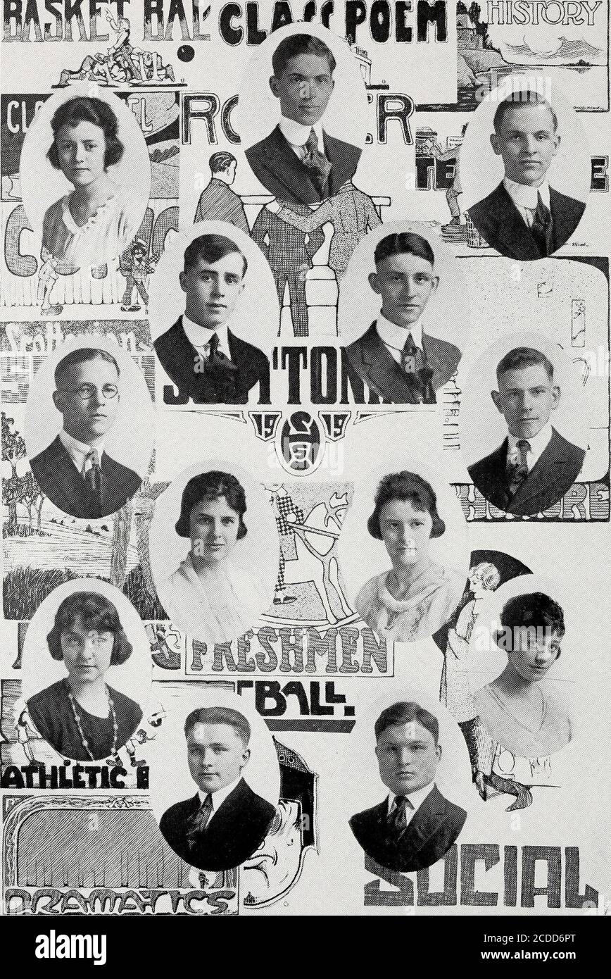 . The Scottonian . Messinger Treasurer Mildred Valentine , Secretary