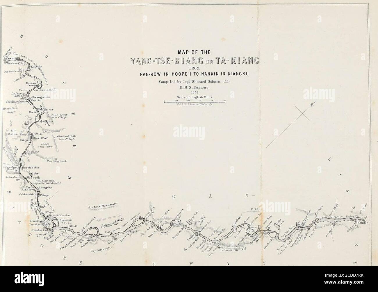 . Narrative of the Earl of Elgin's mission to China and Japan in the years 1857, '58, '59 . The harmony which had characterised Lord Elginsintercourse with both his colleagues throughout, wasnot destined now to be interrupted. They thoroughlyassented to the stipulations contained in these im-portant addenda to the Treaty of Tientsin; and onthe 8th of November the British and Chinese Com-missioners met at a temple situated on the outskirtsof the city, and affixed their signatures to these docu-ments. While thus eno;ao;ed we could see the Furious inthe river snorting and pawing like an impatient Stock Photo