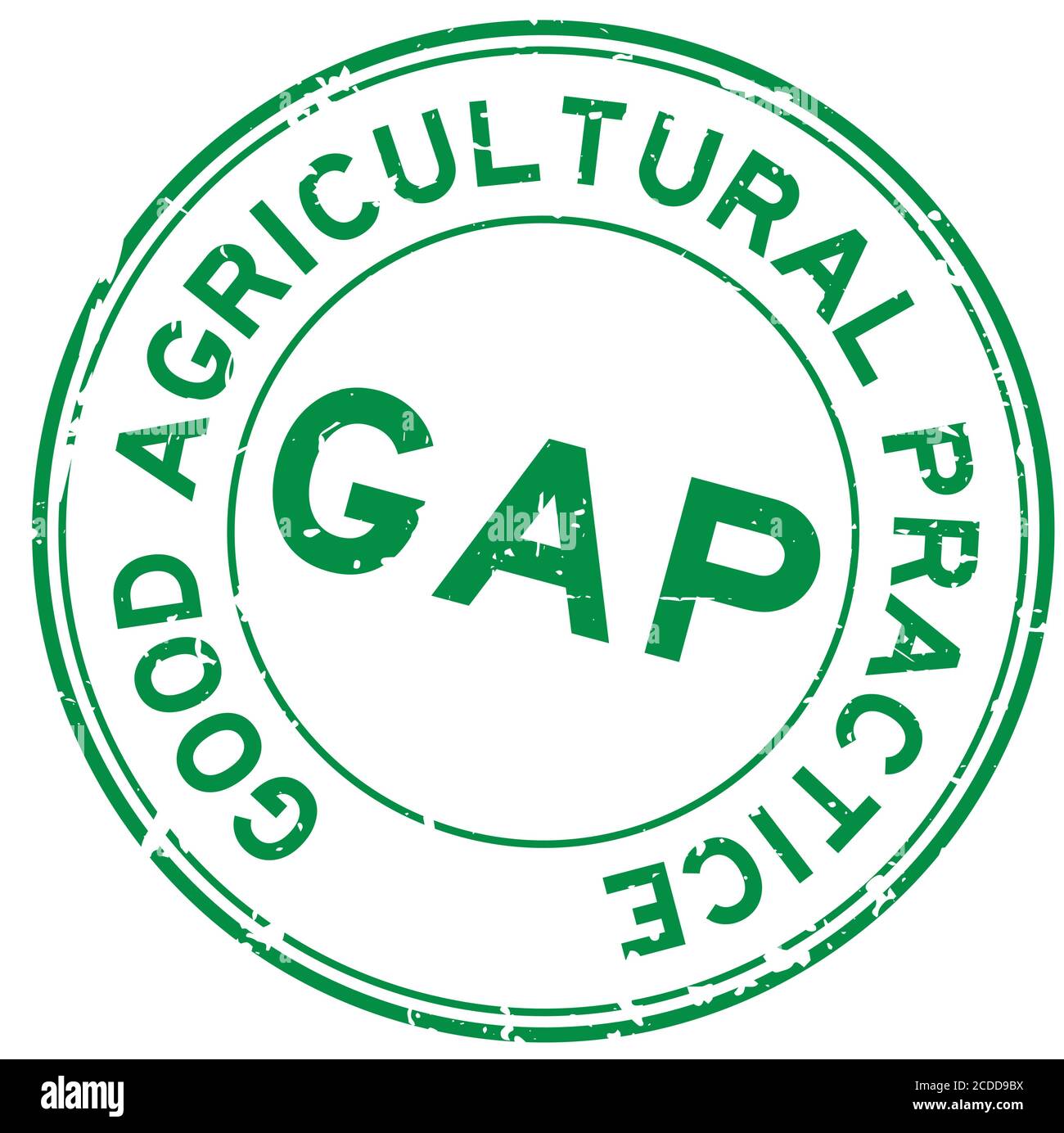 Grunge green GAP (abbreviation of good agricultural practice) word round  rubber seal stamp on white background Stock Vector Image & Art - Alamy
