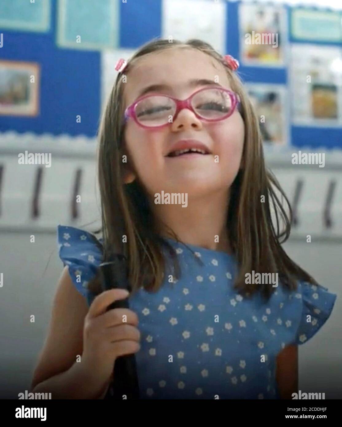 Screen grab taken from pa video showing nell sutton hires stock
