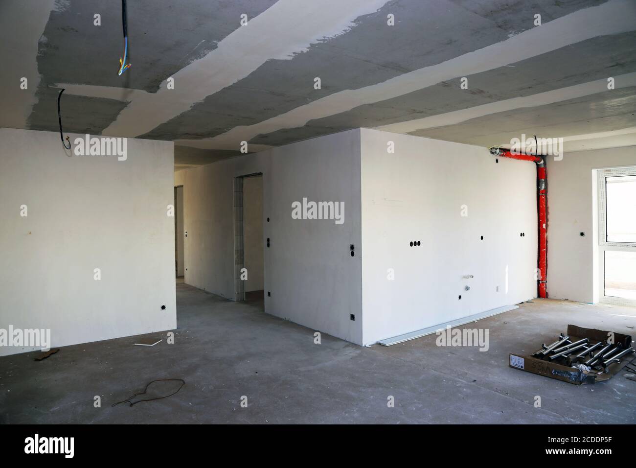 Dry construction, drywall construction Stock Photo Alamy