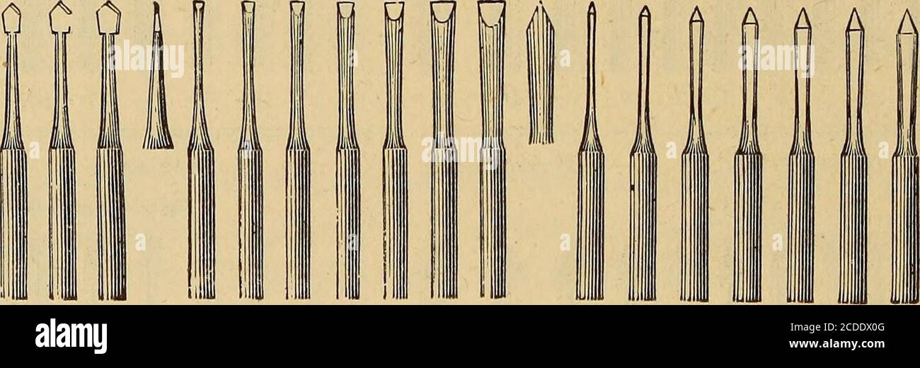 . Catalogue of dental materials, furniture, instruments, etc., for sale . Five-Sided. A. O iilllll 1:11111 lllll 111 II 128.129.130.131.132.133.134. 135.136.137.138.139.140.141. 142.143.144.145.146.147.148. 25 cents each. Twist Drills. Trephines. Flexible Burs and Drills. Stock Photo
