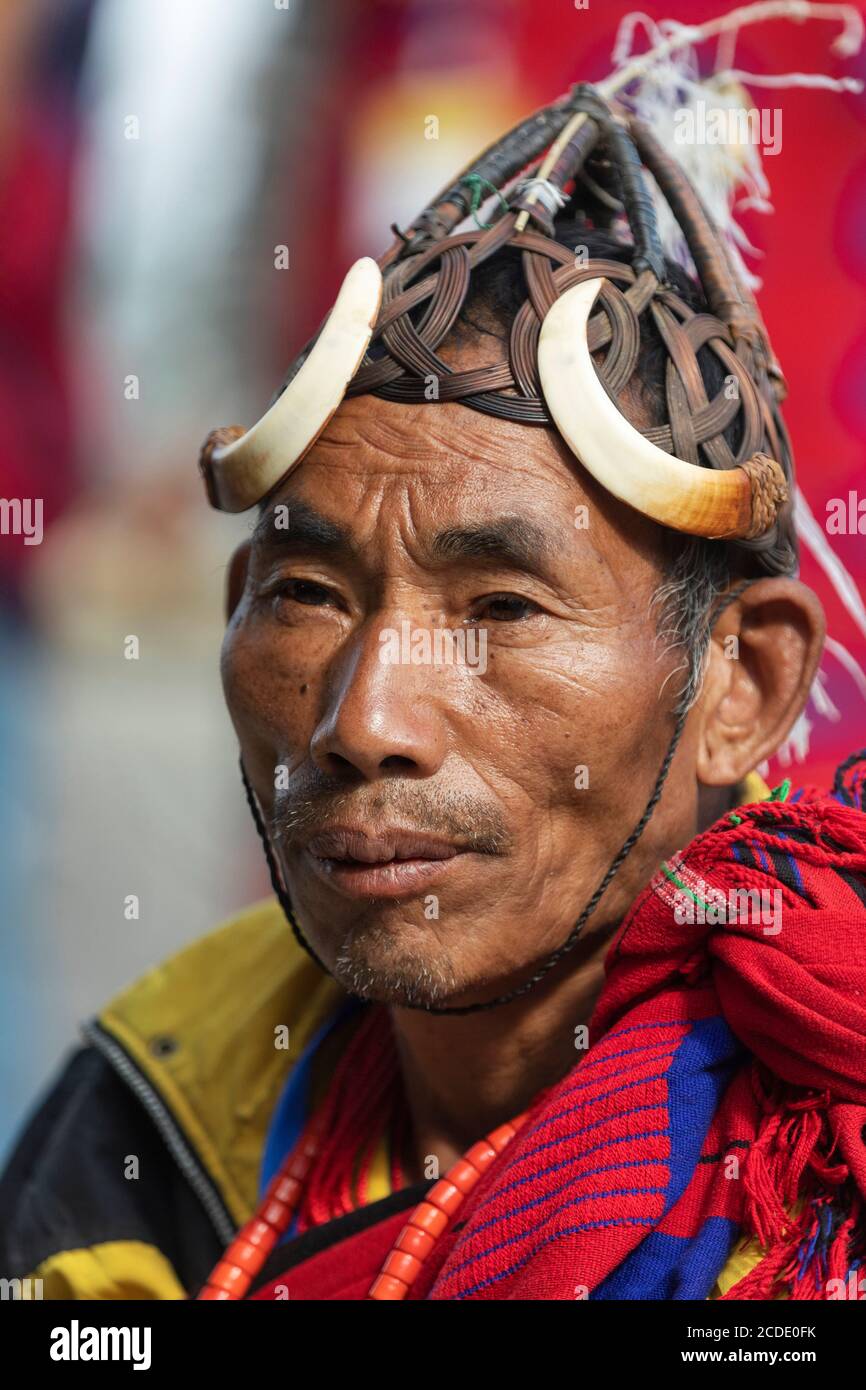 Traditional naga headgear hi-res stock photography and images - Alamy