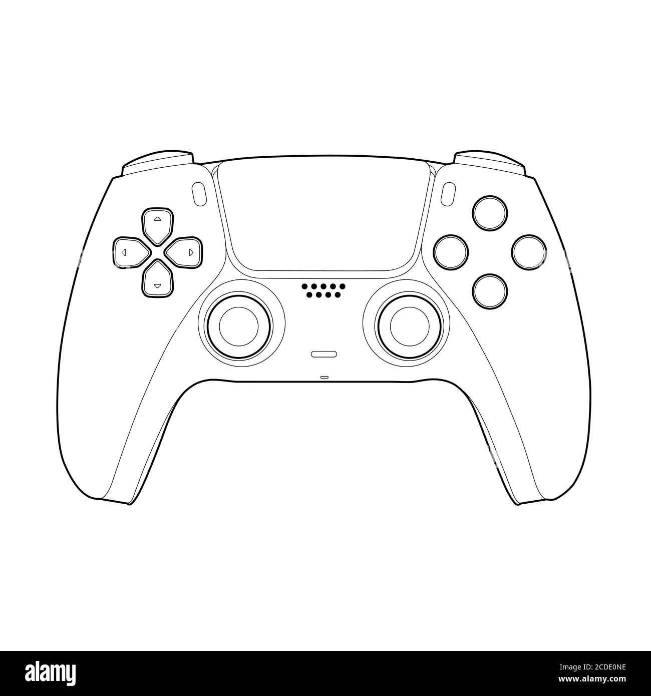 Vector illustration gamepad Stock Vector Image & Art - Alamy