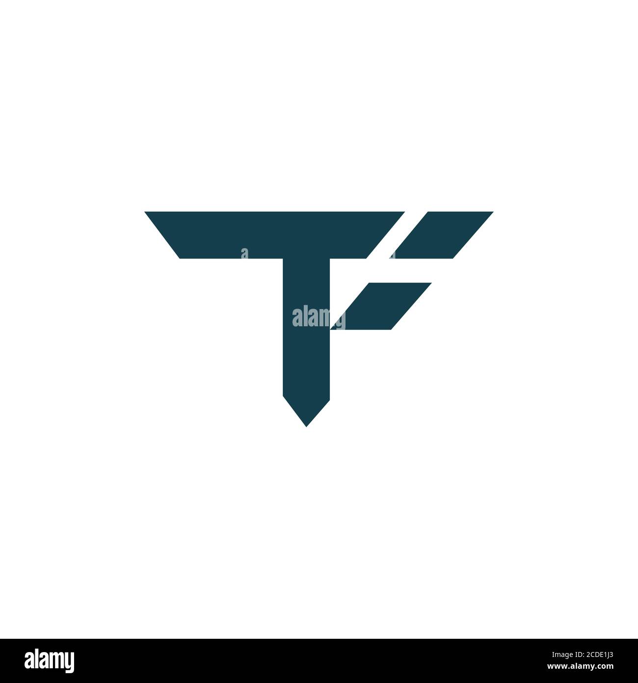 Initial letter tf logo or ft logo vector design template Stock Vector ...