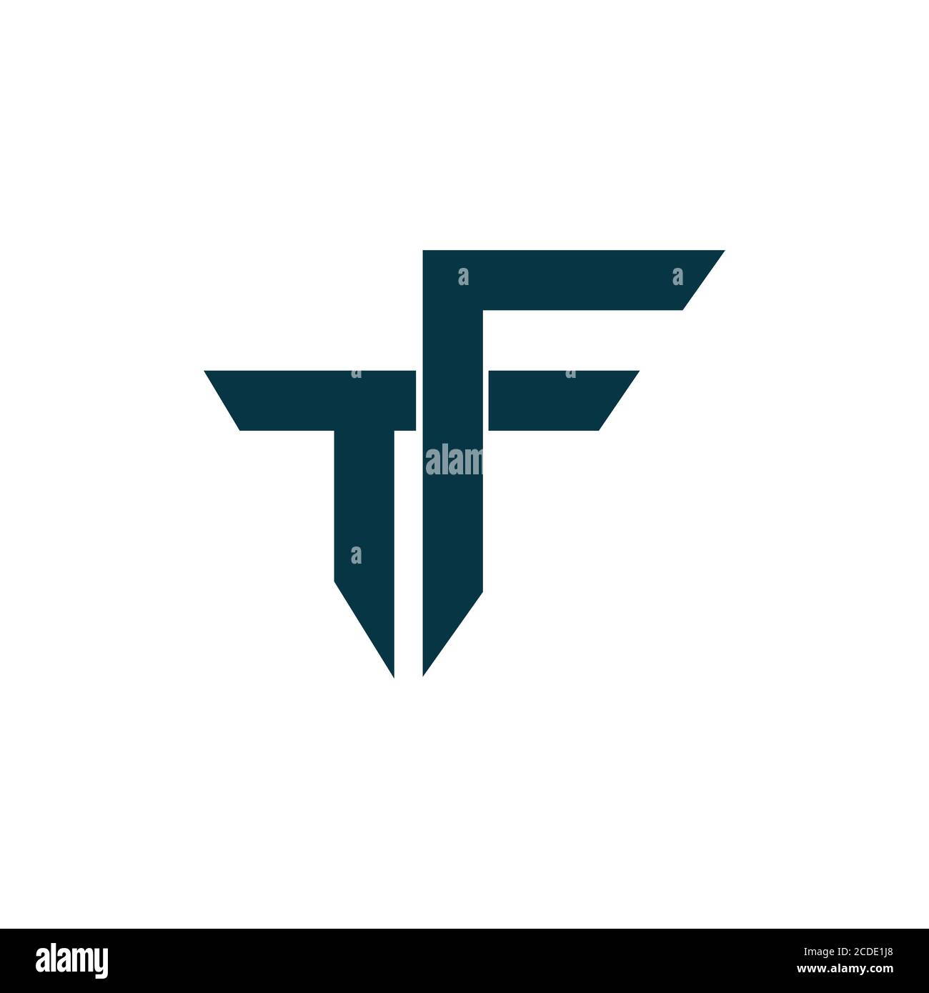Initial letter tf logo or ft logo vector design template Stock Vector ...