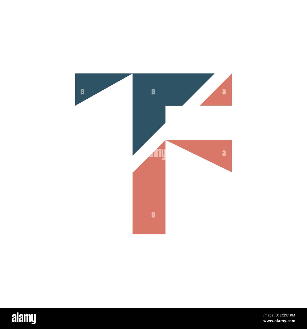 Initial letter tf logo or ft logo vector design template Stock Vector ...