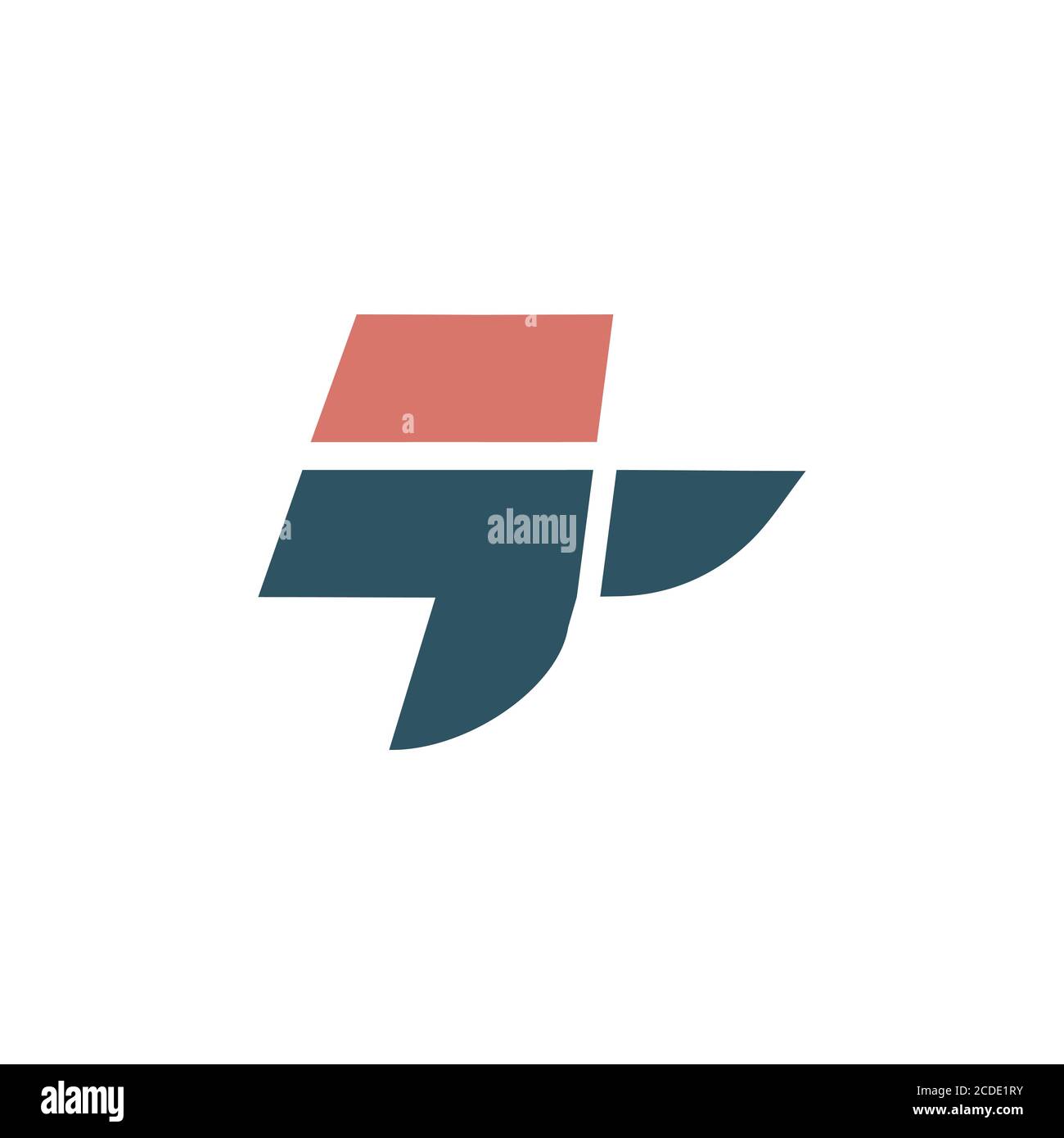 Initial letter tf logo or ft logo vector design template Stock Vector