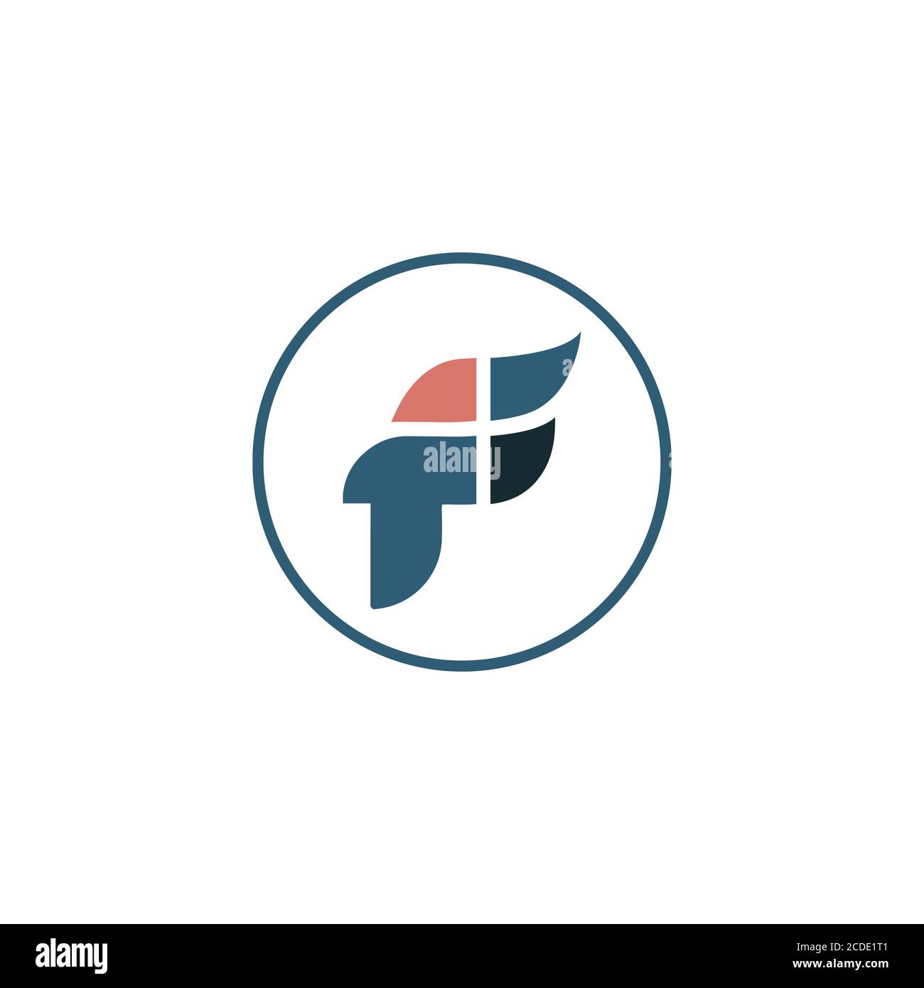 Initial letter tf logo or ft logo vector design template Stock Vector