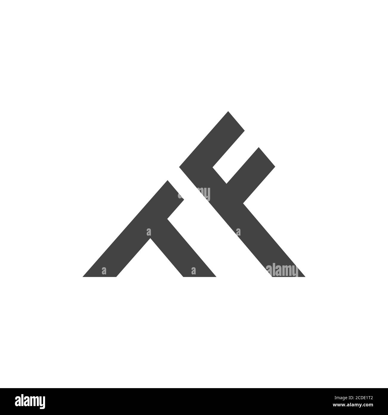Initial letter tf logo or ft logo vector design template Stock Vector ...