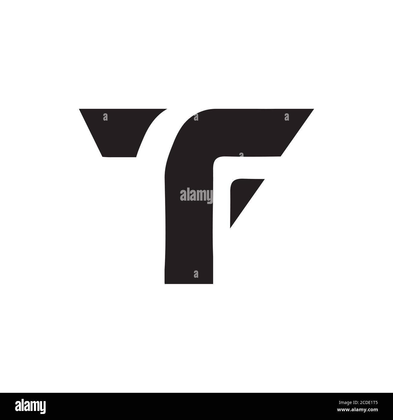 Initial letter tf logo or ft logo vector design template Stock Vector ...