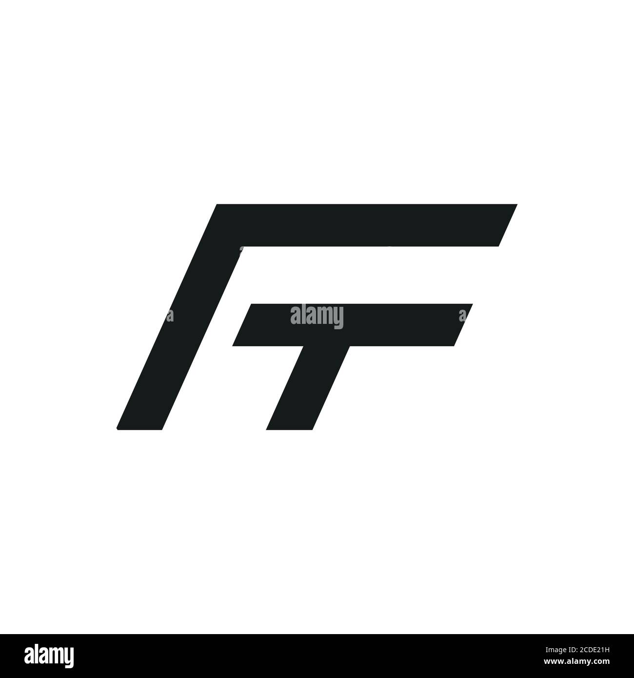 Initial letter tf logo or ft logo vector design template Stock Vector ...