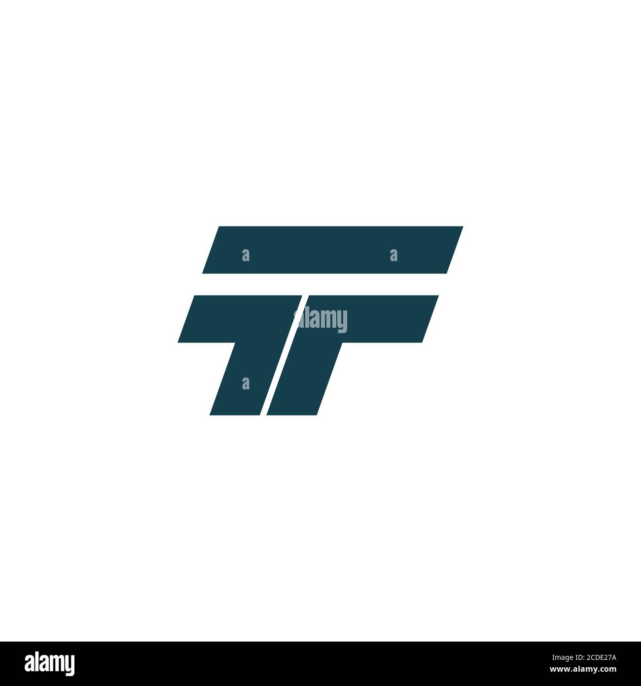 Initial letter tf logo or ft logo vector design template Stock Vector ...