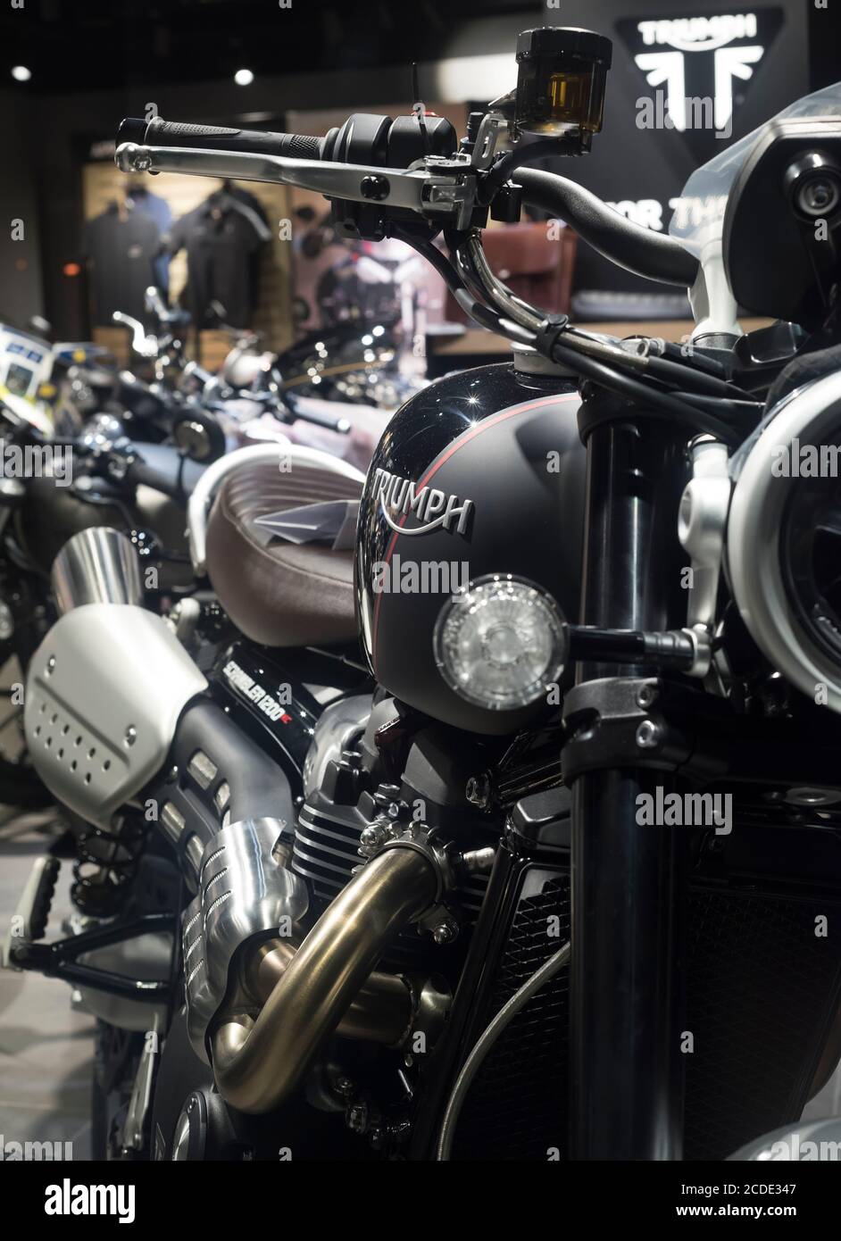 Exotic motorcycle shop, Hong Kong, China Stock Photo Alamy